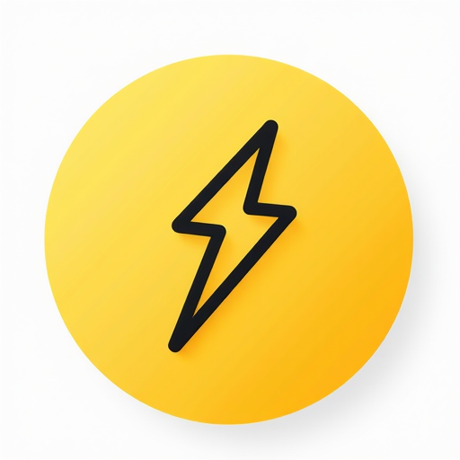 Bold black wireframe camera icon with a sparkle accent over a vivid yellow circle, symbolizing photo-ready moments at 18+ novelty ride events. Perfect for content creators and social media memories.