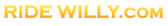 logo for RideWilly.com – inflatable novelty ride for 18+ celebrations